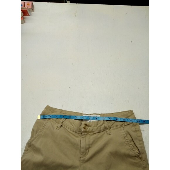 AEROPOSTALE Khaki Tan Twill Low Rise Pants Women Size 4S -Classic Trouser - Picture 3 of 5